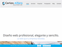 Tablet Screenshot of calfaro.es